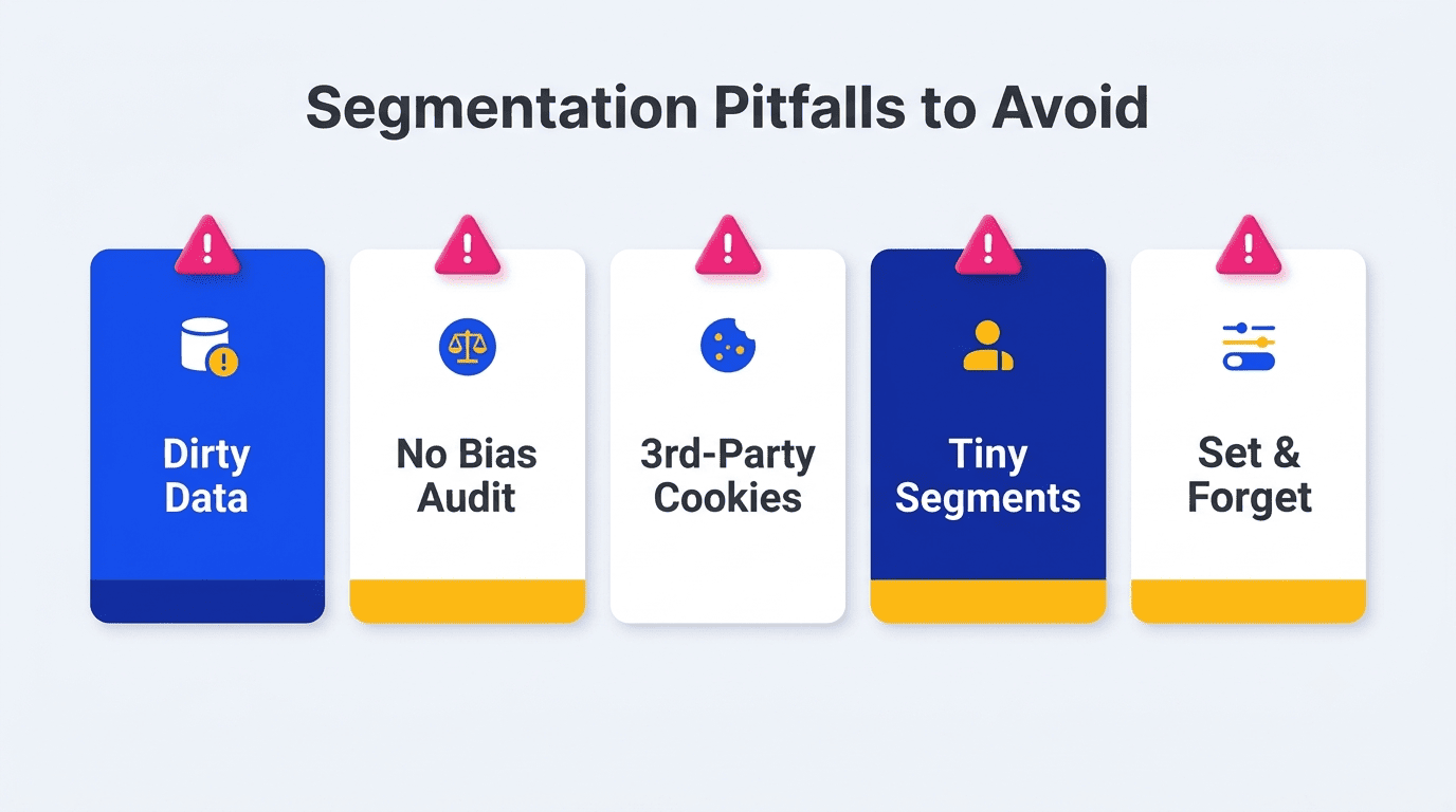 Five AI audience segmentation pitfalls to avoid